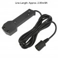 3 Prong Winch Remote Control Female Plug Badlands Plastic 12v Handheld Controller With 9ft Cable Electric Manual Waterproof For