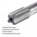 Uxcell Thread Millinging Tap M13 X 1 5 Metric Left Hand Machine Hss High Speed Steel 4 Straight Flutes Screw H2 Tapping