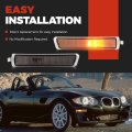 Front Bumper Side Marker Signal Lamp For 1996-2002 Bmw E37 Z3 Roadster Coupe M Smoke Lens Halogen Lights With Bulbs Mo-5269 2