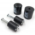 Smt-black Hand Bar End For Suzuki Gsxr600 92-14 Gsxr750 96-14 Gsxr1000 01-14 Rubber B0788kzm33 