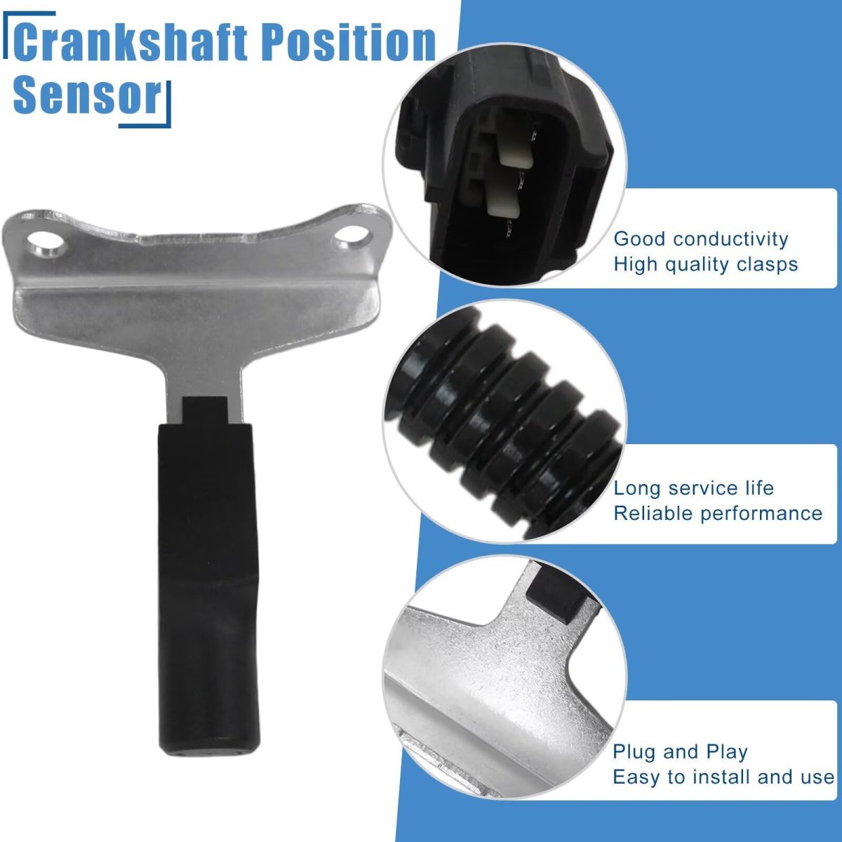 Crankshaft Position Sensor For Dodge Durango 5 9l 360cu In V8 Replaces 56027870 Pc127 5s1724 Su3027 47810 56027870ab 87008291
