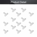 Mromax 15 Pcs T-shaped Repair Plate 57 X 1 304 Stainless Steel Brushed Surface Plane Connection Angle Bracket Gusset