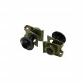 Uxcell 10pcs Metal U-type M6 Motorcycle Fairing Fasteners Clips W Black Bolts Screws