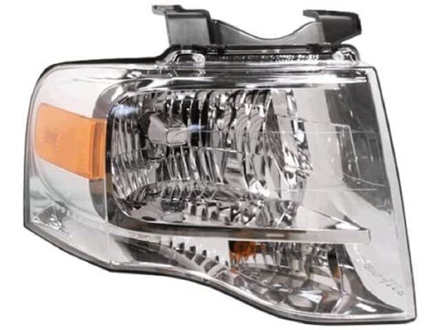 Right Passenger Side Headlight Assembly With Chrome Housing For 2007-2014 Ford Expedition