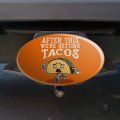 After This We Re Getting Tacos Running Runner Marathon Oval Tow Trailer Hitch Cover Plug Insert