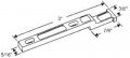 Pivot Bar Die Cast For Tilt Window Steel Part Number 85-852