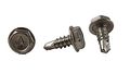 Stainless 10 X 2 Hex Washer Head Self Drilling Sheet Metal Tek Screws With Drill Point To Lengths In Listing0 Pieces 1 Inch