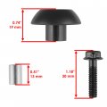 Caltric Handle Bar Grip And Guard Compatible With Honda Atc200x 1983 1984 1985 1986 1987