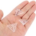12 Set Acrylic Corner Bracket 3-hole Triangle Connector Joint Hanger Brace Brackets Transparent W M3 Screw For Diy Display Box 