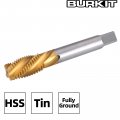 Burkit M24 X 1 5 Spiral Flute Tap Hss Titanium Coated Plug Threading