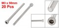 Uxcella M3x50mm 0 5mm Pitch Bolts Socket Cap Head Hex Key Screws 20pcs