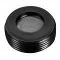 Uxcell Carbon Brush Holder Caps 18mm O D 6 3mm Thickness Motor Cover Plastic Fitting Thread Black 2pcs