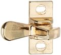 Slide-co 244690 Cabinet Door Elbow Catch Castaluminum Brass Plated 