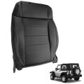 Munirater Top Back Seat Cover Passenger Side Black Replacement For W-r-ang-ler 2007 2008 2009 2010 2011 2012 