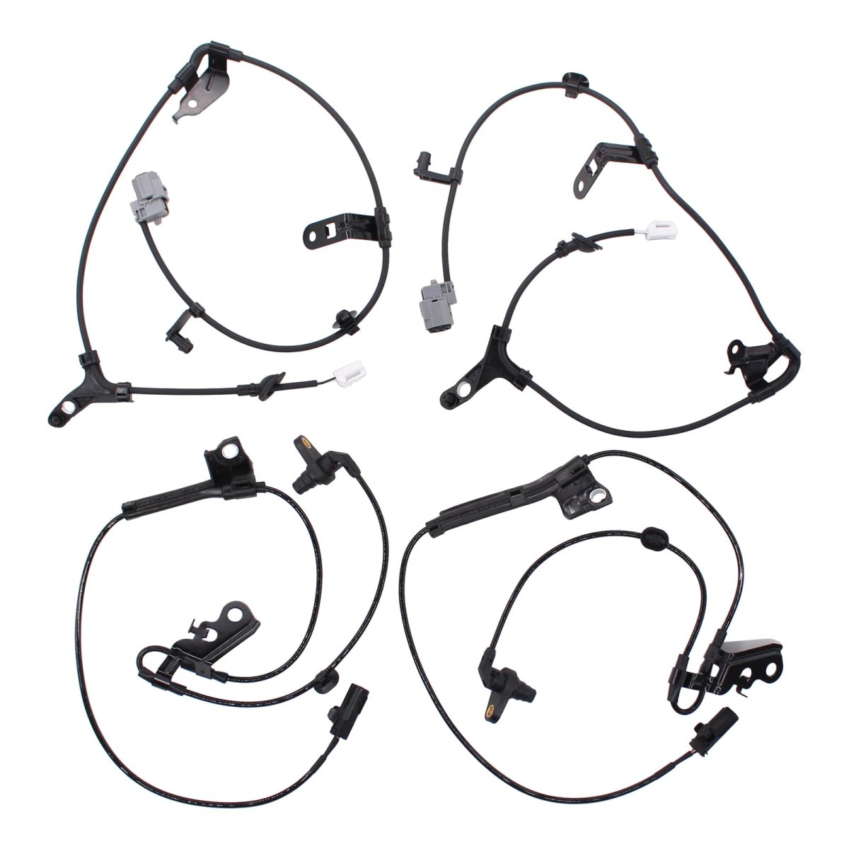 Front Rear Abs Wheel Speed Sensors Set For Toyota Corolla 2009-2019 Matrix 2009-2014 Pontiac Vibe 2009-2010 Left Driver And
