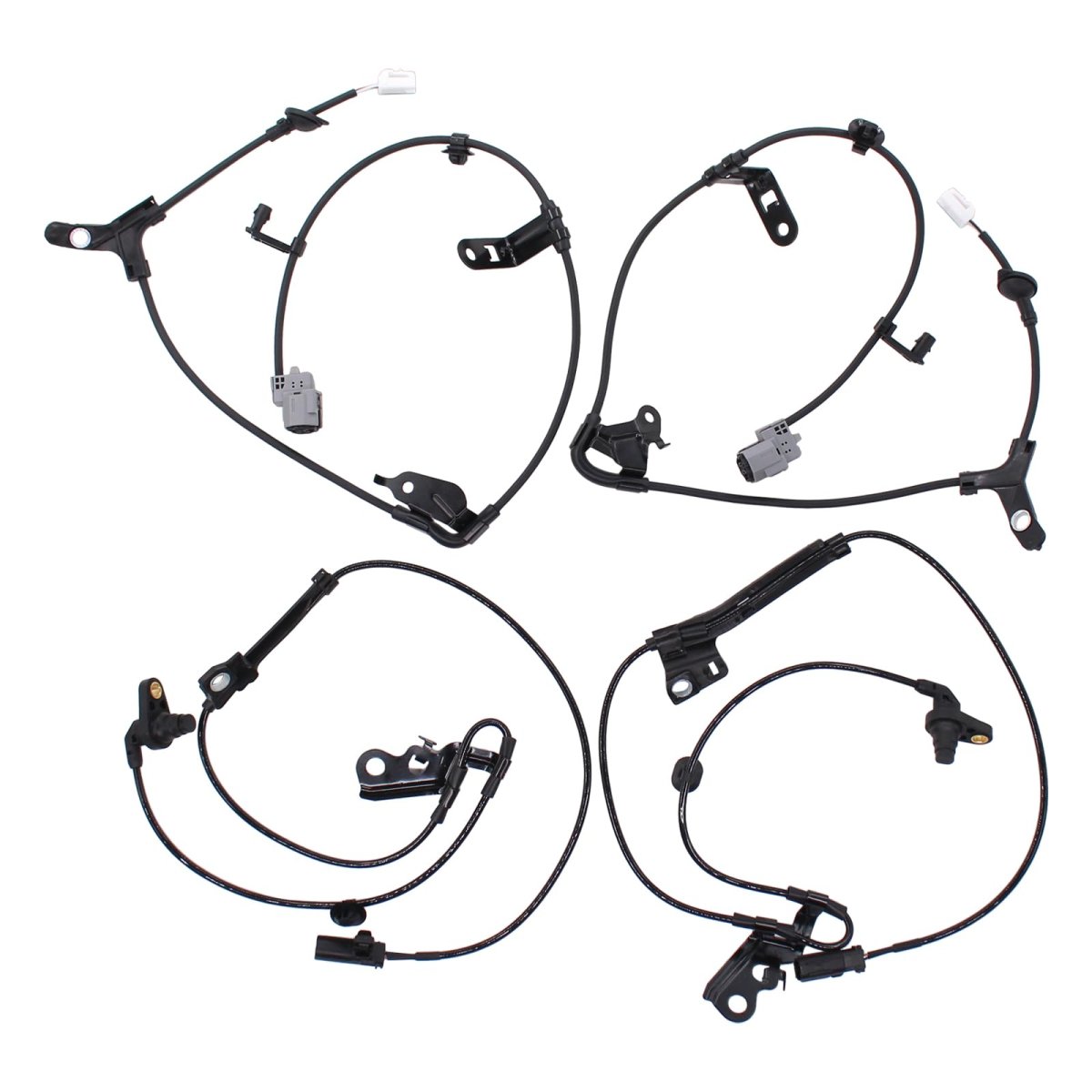 Front Rear Abs Wheel Speed Sensors Set For Toyota Corolla 2009-2019 Matrix 2009-2014 Pontiac Vibe 2009-2010 Left Driver And