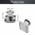 Mromax Drawer Cabinet Lock Cylinder Diameter Zinc Alloy Keyed Different 2pcs