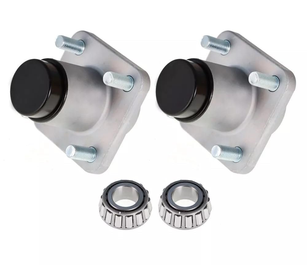 Front Wheel Hub Assembly Kit With Bearings And Seals For 1974 2003 Club Car Ds Golf Cart Pack Of 2 11011102