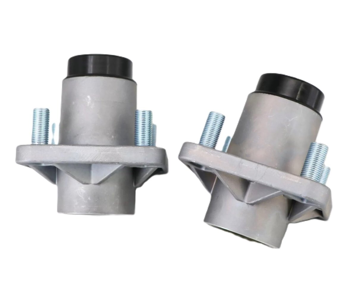 Front Wheel Hub Assembly Kit With Bearings And Seals For 1974 2003 Club Car Ds Golf Cart Pack Of 2 11011102