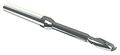 Micro 1 Mef-078 2 Flute Extra Fine Hard Milling Miniature End Mills7 Cutter Diameter 1 8 Shank 117 Length Overall 0 Reach 0 074 