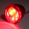 Httmt- Rear Red Led Running Brake Turn Signal Glossy Black Indicator Light Compatible With H-d Xl 883 1200 92-17 P N