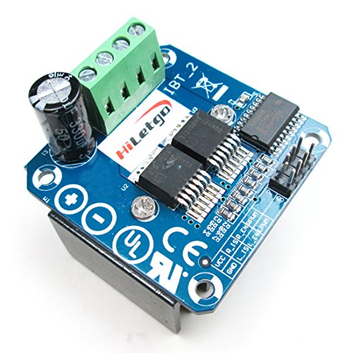Hiletgo bts7960 43a high power motor driver module smart car for