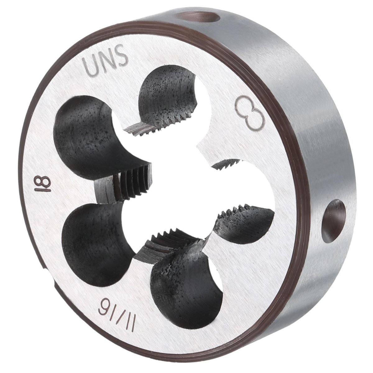 Round Threading Die 11 16-18 Uns Thread Right Hand Screw Cutting Fixed Dies Alloy Tool Steel Tapping Repair