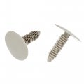 Uxcell 25 Pcs 8mm Car Retainers Plastic Splash Weatherstrip Mat Clip