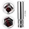 Uxcell 2 Pcs 1 4 Inch Drive 8mm 6-point Deep Socket Metric Cr-v