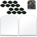 Towing Mirror Glass For Chevy Gmc C1500 K1500 Silverado Sierra Tahoe Yukon Upper Flat Manual Adjustment Left And Right Side 