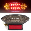 Cicitree Rear Led Turn Signal Lamp Tail Light Compatible For Suzuki Hayabusa Gsx1300r Katana Gsx600f Gsx750f Smoked Red