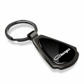 Ipick Image Made Black Dome Shinning Dark Gunmetal Metal Teardrop Key Chain With Logo For Dodge Charger Classic