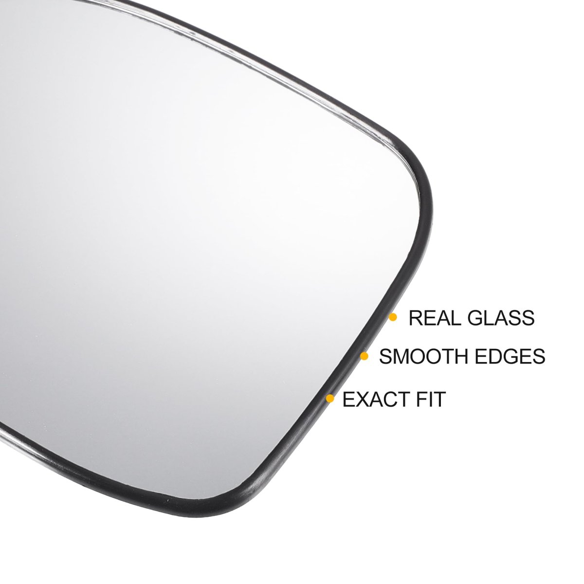 Car Rearview Left Driver Side Mirror Glass Replacement W Backing Plate Non-heated White For Honda Civic 2012-2015 With Lamp