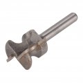 Walfront 1pc Finger Pull Bit 4in Round Shank Arcs Carbide Center Point Drill Drawer Router For Cork Wood Hardwood Veneer