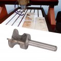 Walfront 1pc Finger Pull Bit 4in Round Shank Arcs Carbide Center Point Drill Drawer Router For Cork Wood Hardwood Veneer