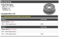 Rear Brake Drum With 9 Inch Brakes Compatible 1991-2002 Dodge Dakota