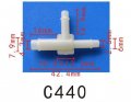 Autobahn88 3-way T-piece Reducer Nylon Vacuum Hose Joiner Od 7 5 5mm 0 28 2 Pack Of 10