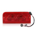3rd Brake Light Stop Lamp Assembly For Ford E150 E250 E350 2008 2014 Red Lens Chrome Housing Led High Mount 6c2z 13a613 A 