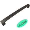 Cosmas 9752-224orb Oil Rubbed Bronze Modern Oversize Cabinet Hardware Arch Handle Pull 8-7 8 Inch 224mm Hole Centers 20 Pack 