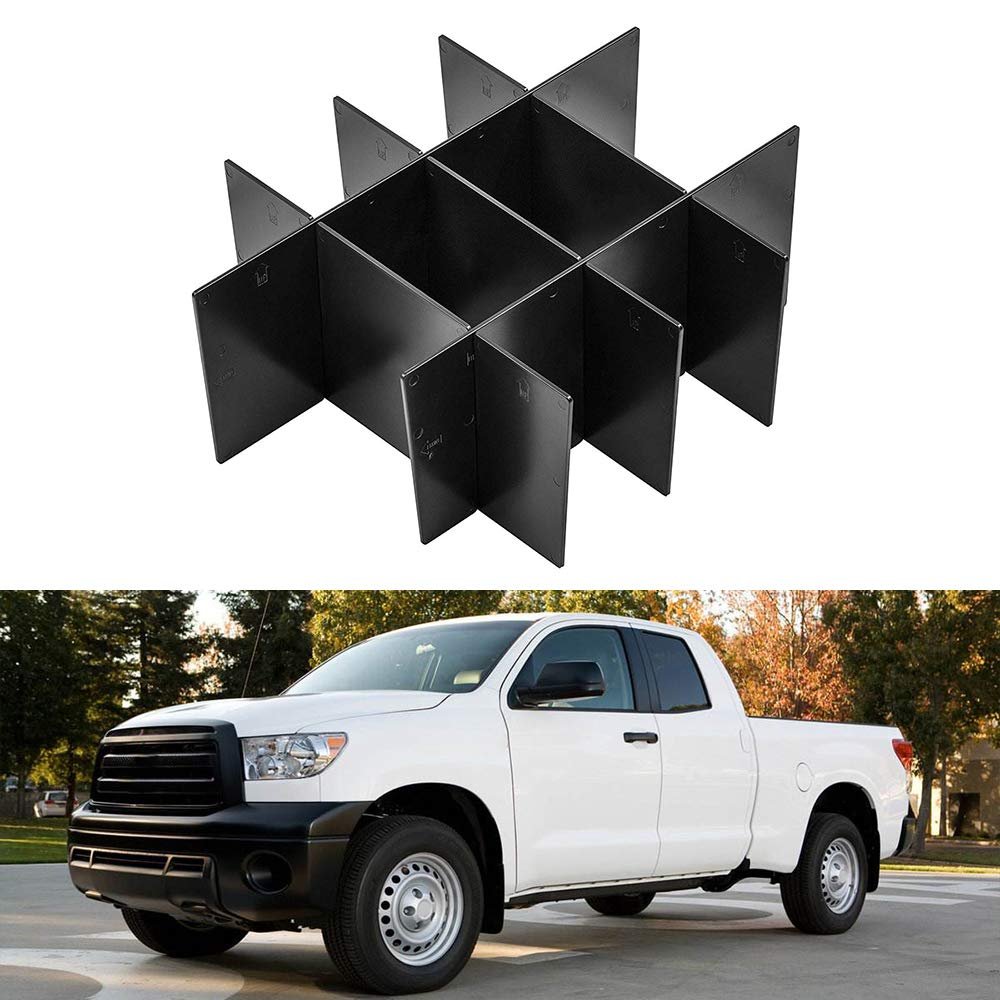 Center Console Insert Set For 2014 2018 Toyota Tundra Black Auto Organizer Replacement With Easy Installation And Stay In Place