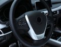 Metyoucar Abs Matte Steering Wheel Cover Trim For Bmw X3 X4 X5 F15 F25 F26 2014-2016