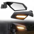 Maverick X3 Side Mirrors With Led Light A Utv Pro Racing Turn Signal Lights For Can Am Max Xrs Xds Turbo R Rr 2017-2023 