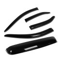 Auto Dynasty Tape-on Window Deflector Rain Guard With 38 Inches Sun Roof Visor Compatible Toyota Camry Xv40 4-pieces Tinted 