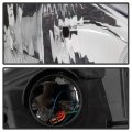 Acanii For 2014-2017 Ford Fiesta Titanium Chrome Headlight Headlamp Assembly Replacement Front Passenger Side
