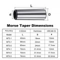 Uxcell Mt3 To Mt2 Morse Taper Adapter Reducing Drill Sleeve Center For Lathe Milling