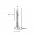 Uxcell 8x1-1 4 Pocket Hole Screws 50pcs Phillips Drive Self Tapping Wood With Zinc Plated For Woodworking