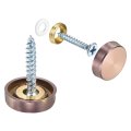 16 Pcs Screw Covers Caps 304 Stainless Steel Mirror Screws Decorative Cover Nails Fasteners For Sign Advertising Hardware 