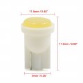 Uxcell 10pcs T10 W5w Wedge Yellow Cob Led Car Light Bulbs Interior Dashboard Instrument Panel Lamp Dome Lights 192 168 194 Dc