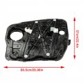 Munirater Power Window Regulator Without Motor Replacement For 2013-2019 Santa Fe Xl Front Left Driver