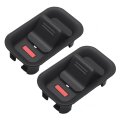 2pcs 15172121 Door Lock Switch Knobs For Chevy Silverado Tahoe Suburban Avalanche And Gmc Sierra Yukon 1999 To 2007 Front Rear